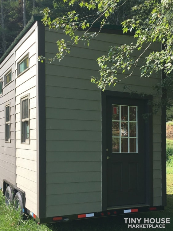 Tiny House Shell on Trailer 8x16 plus storage (aka doghouse) - Image 1 Thumbnail