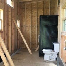 Tiny House Shell on Trailer 8x16 plus storage (aka doghouse) - Image 6 Thumbnail