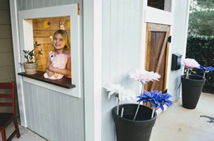Kids Tiny House Exterior